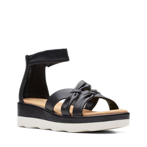 Womens Clarks(R) Collections Clara Rae Platform Sandals - Picture 1 of 9